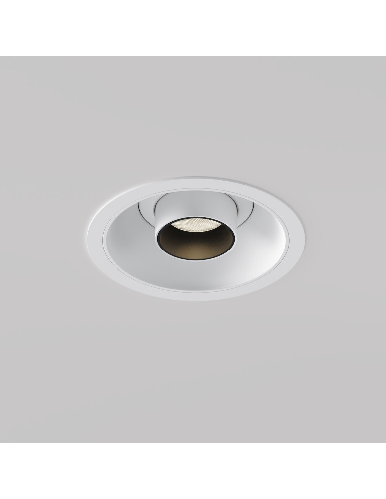 Recessed ceiling spotlights - Maytoni Focus T LED Flush Mounted Spotlight 7W 460lm 3000K White C140RS-L200-7W3K-W. - product kolory-swiatla.pl 3