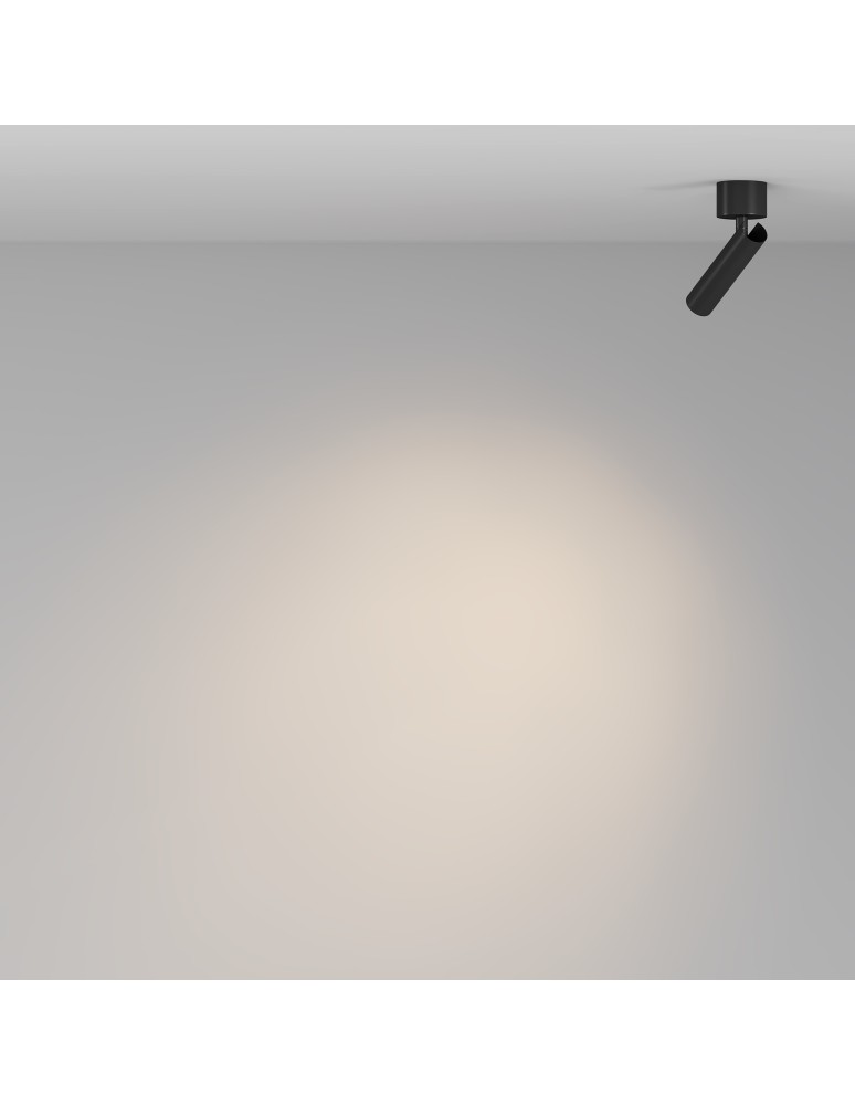 Adjustable ceiling lamps - spots - Maytoni Focus T LED Ceiling Lamp 6W 280lm 3000K Black C141CL-L125-6W3K-B. - product kolory-swiatla.pl 3