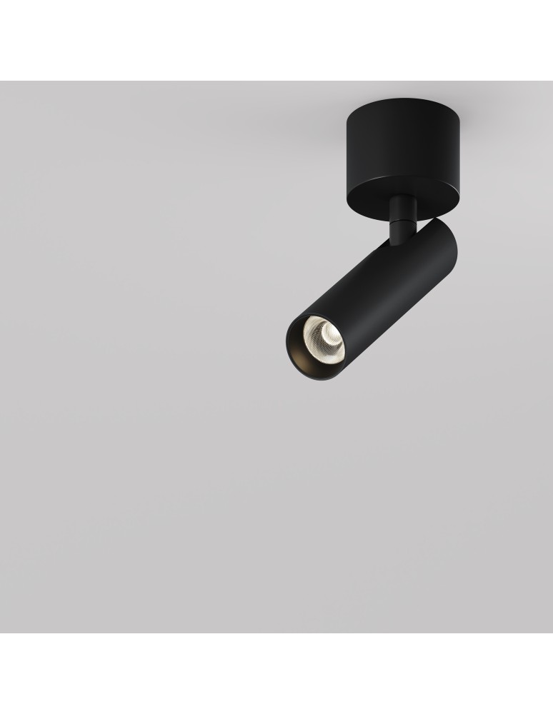 Adjustable ceiling lamps - spots - Maytoni Focus T LED Ceiling Lamp 6W 280lm 3000K Black C141CL-L125-6W3K-B. - product kolory-swiatla.pl 4