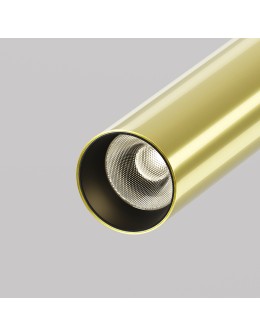 Maytoni Focus T LED 6W 290lm 3000K Black and brass ceiling lamp C141CL-L125-6W3K-BBS - product 2