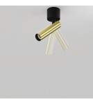 Adjustable ceiling lamps - spots - Maytoni Focus T LED 6W 290lm 3000K Black and brass ceiling lamp C141CL-L125-6W3K-BBS - product 5