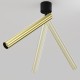 Maytoni Focus T Lampa Sufitowa LED 6W 280lm 3000K Black and brass C141CL-L300-6W3K-BBS