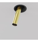 Recessed ceiling spotlights - Maytoni Focus T LED Flush Mounted Spotlight 7W 460lm 3000K Black and brass C140RS-L200-7W3K-BBS - product 4