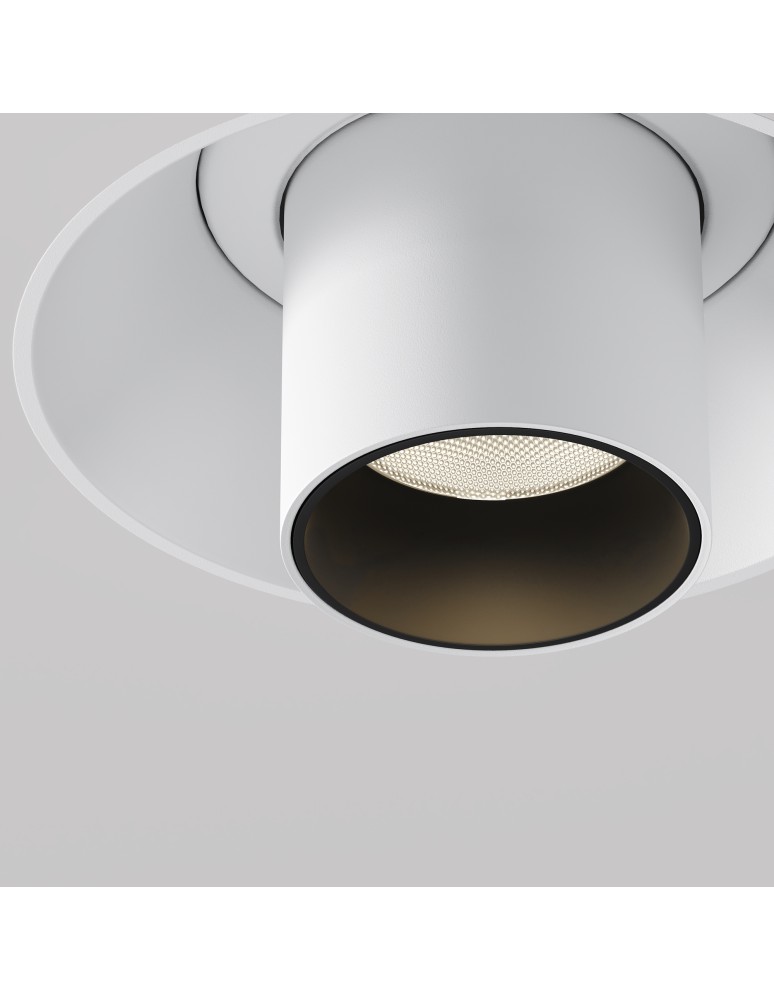 Recessed ceiling spotlights - Maytoni Focus T LED 7W 460lm 3000K White Frameless Flush Mounted Spotlight C140TRS-L300-7W3K-W - product kolory-swiatla.pl 2