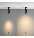 Adjustable ceiling lamps - spots - Maytoni Focus Zoom LED Ceiling Lamp 12W 790lm 3000K Black C055CL-L12W3K-Z-B. - product 4
