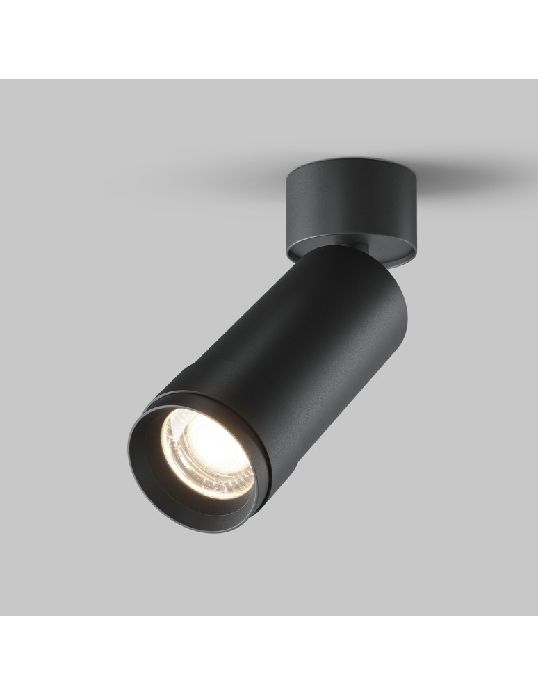 Adjustable ceiling lamps - spots - Maytoni Focus Zoom LED Ceiling Lamp 12W 890lm 4000K Black C055CL-L12W4K-Z-B. - product kolory-swiatla.pl 4