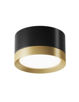 Maytoni Hoop Ceiling Lamp 1xGX53 15W Black, Gold C086CL-GX53-SRD-BG