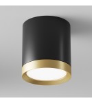 Ceiling luminaires for replaceable light source - Maytoni Hoop Ceiling Lamp 1xGX53 15W Black, Gold C086CM-GX53-MRD-BG - product 4