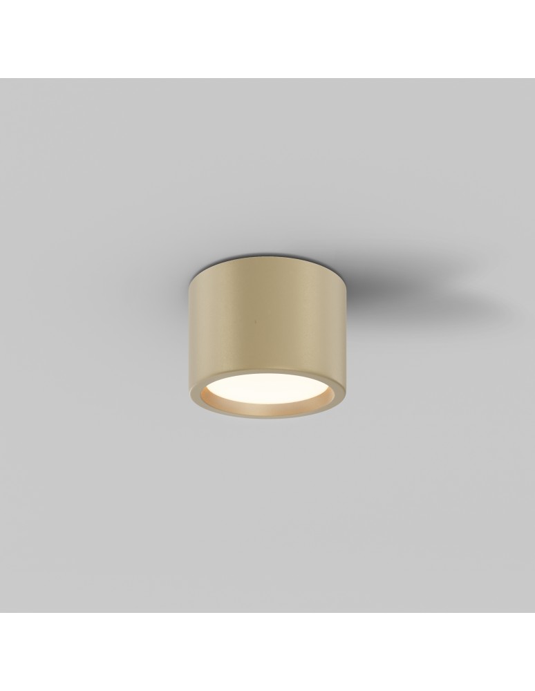 Bathroom ceiling lamps - Maytoni Hydra LED Ceiling Lamp 10W 650lm 3000K IP44 Gold Mat C090CL-10W3K-MG. - product kolory-swiatla.pl 4