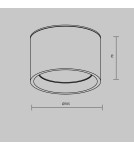 Bathroom ceiling lamps - Maytoni Hydra LED Ceiling Lamp 10W 740lm 3000K IP44 White C090CL-10W3K-W. - product 5