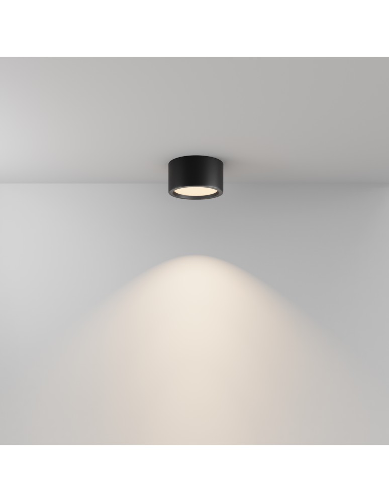 Hermetic ceiling luminaires - Maytoni Hydra LED Ceiling Lamp 15W 1390lm 3000K IP44 Black C090CL-15W3K-B. - product kolory-swiatla.pl 3