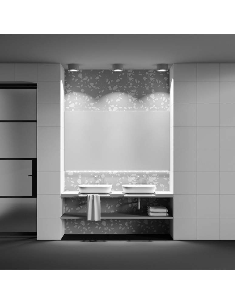 Hermetic ceiling luminaires - Maytoni Hydra LED Ceiling Lamp 15W 1390lm 3000K IP44 Black C090CL-15W3K-B. - product kolory-swiatla.pl 6