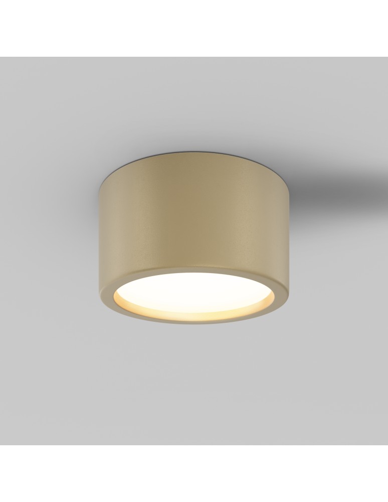 Bathroom ceiling lamps - Maytoni Hydra LED 15W 1270lm 3000K IP44 Gold Mat C090CL-15W3K-MG Ceiling Lamp. - product kolory-swiatla.pl 4