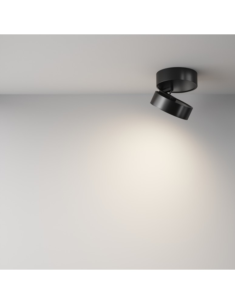 Adjustable ceiling lamps - spots - Maytoni Onda LED Ceiling Lamp 18W 1100lm 4000K Black C024CL-L18B4K. - product kolory-swiatla.pl 3
