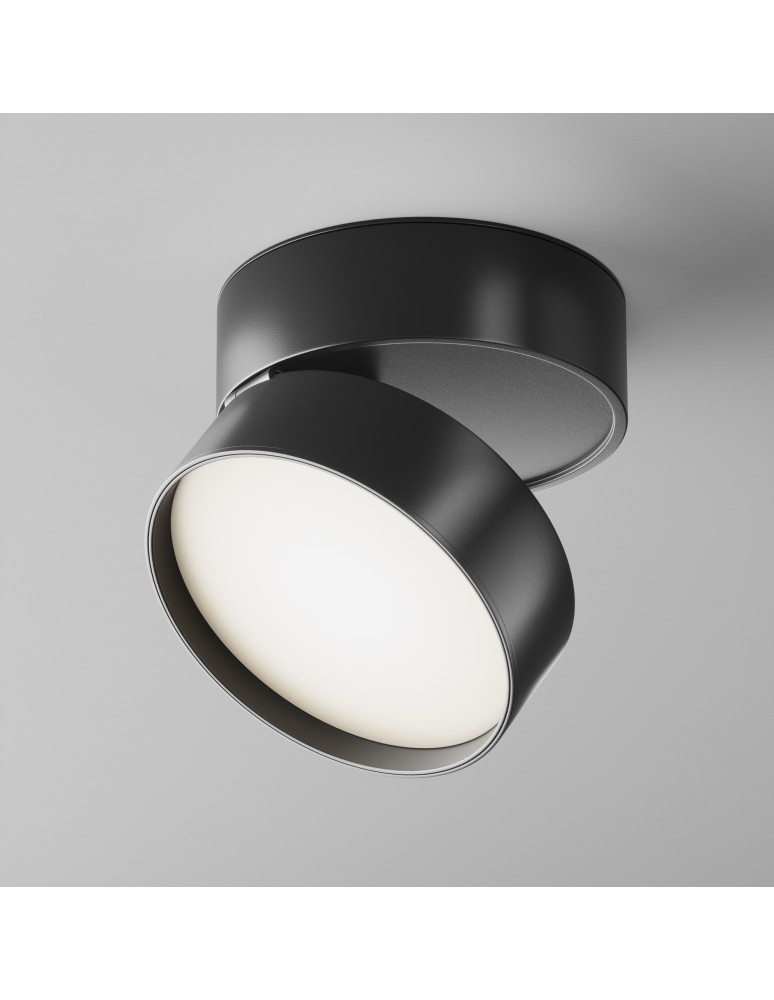 Adjustable ceiling lamps - spots - Maytoni Onda LED Ceiling Lamp 18W 1100lm 4000K Black C024CL-L18B4K. - product kolory-swiatla.pl 4