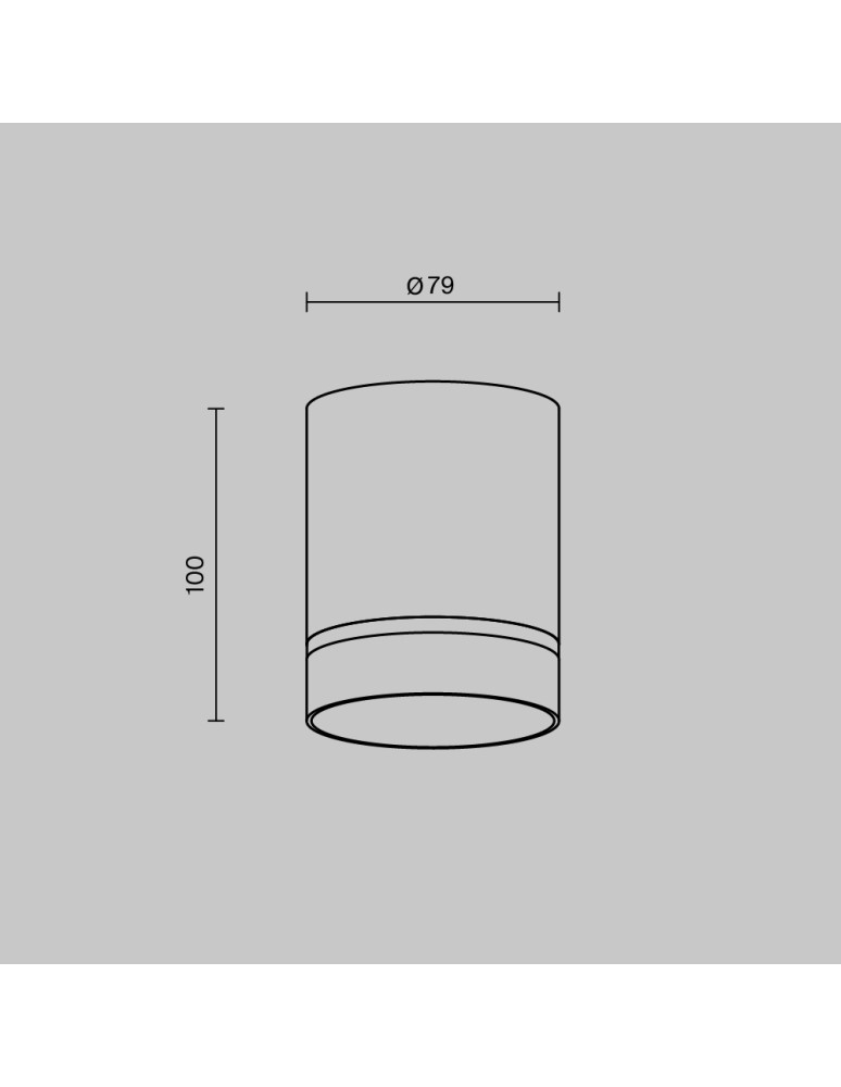 LED ceiling luminaires - Maytoni Orlo LED Ceiling Lamp 9W 250lm 3000K Black C085CL-9W3K-B. - product kolory-swiatla.pl 5