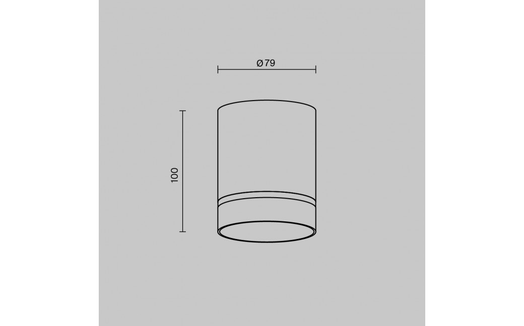 Maytoni Orlo Lampa Sufitowa LED 9W 350lm 3000K Biały C085CL-9W3K-W