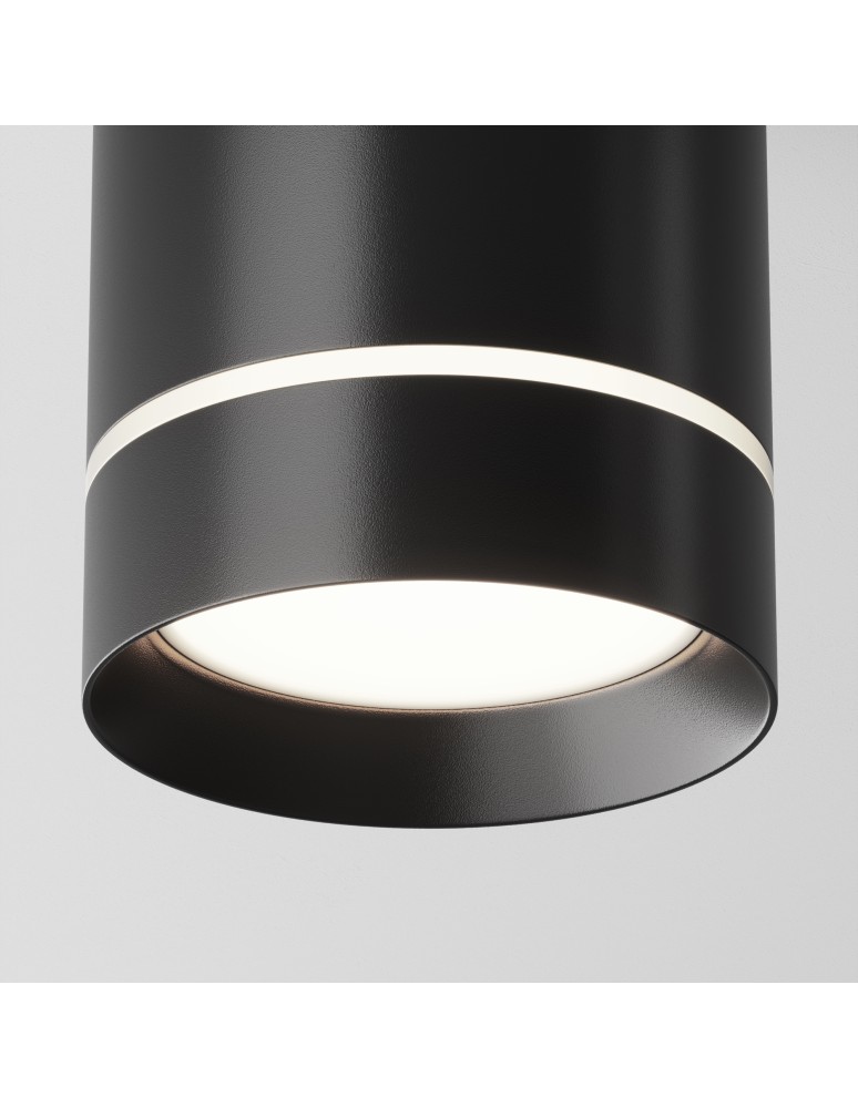 LED ceiling luminaires - Maytoni Orlo LED Ceiling Lamp 9W 300lm 4000K Black C085CL-9W4K-B. - product kolory-swiatla.pl 2