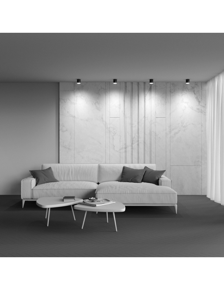 Ceiling luminaires for replaceable light source - Maytoni Polar Ceiling Lamp 1xGX53 15W Black C088CL-GX53-B. - product kolory-swiatla.pl 7