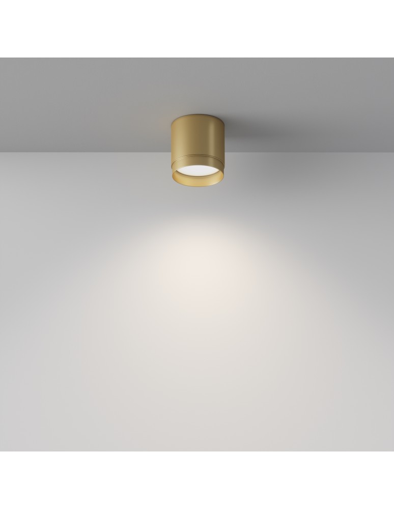 Ceiling luminaires for replaceable light source - Maytoni Polar Ceiling Lamp 1xGX53 15W Gold Mat C088CL-GX53-MG. - product kolory-swiatla.pl 3