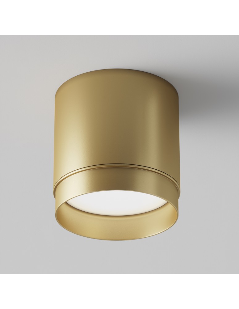 Ceiling luminaires for replaceable light source - Maytoni Polar Ceiling Lamp 1xGX53 15W Gold Mat C088CL-GX53-MG. - product kolory-swiatla.pl 4