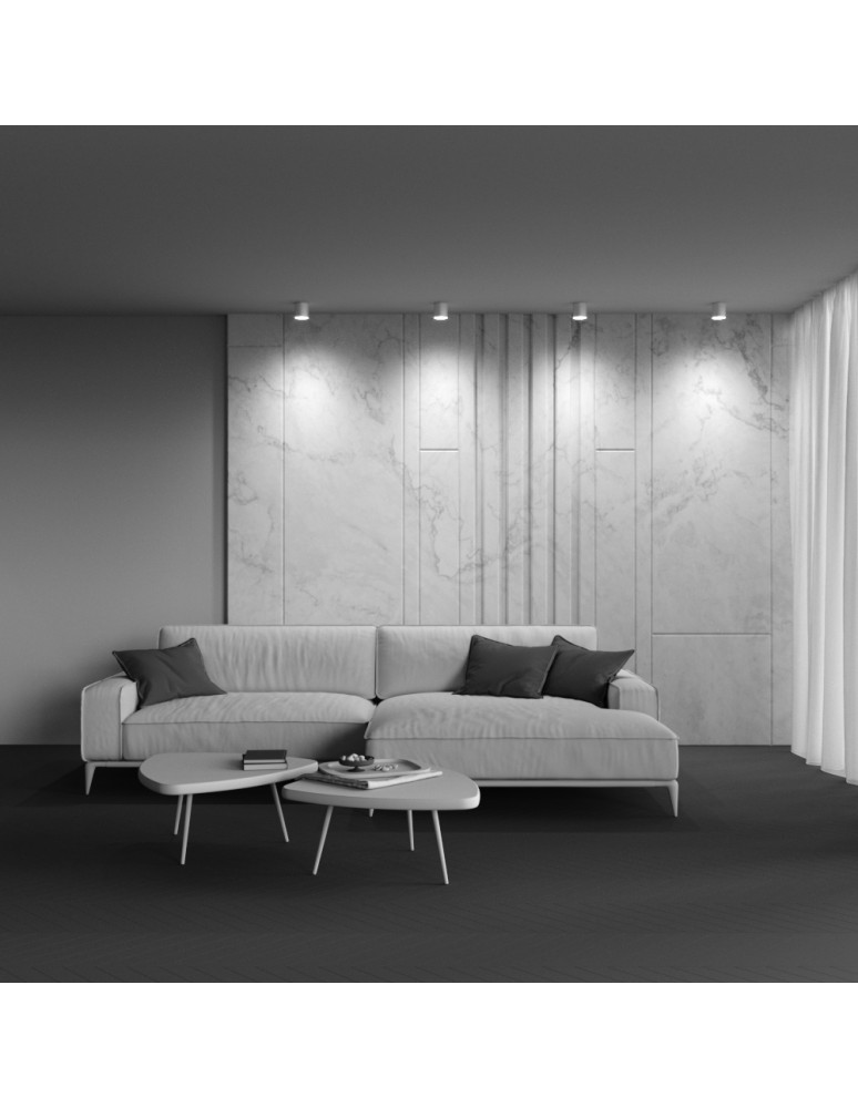 Ceiling luminaires for replaceable light source - Maytoni Polar Ceiling Lamp 1xGX53 15W Gold Mat C088CL-GX53-MG. - product kolory-swiatla.pl 5