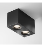 Square ceiling luminaires - Maytoni Slim Ceiling Lamp 2xGU10 50W Black C013CL-02B. - product 4