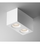 Square ceiling luminaires - Maytoni Slim Ceiling Lamp 2xGU10 50W White C013CL-02W. - product 4