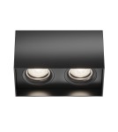 Square ceiling luminaires - Maytoni Slim Ceiling Lamp 2xGU10 50W Black C015CL-02B. - product 2