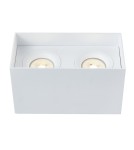 Square ceiling luminaires - Maytoni Slim Ceiling Lamp 2xGU10 50W White C015CL-02W. - product 2