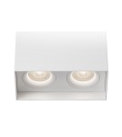 Square ceiling luminaires - Maytoni Slim Ceiling Lamp 2xGU10 50W White C015CL-02W. - product 1