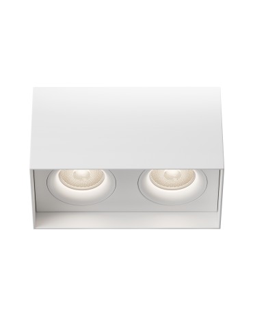 Maytoni Slim Ceiling Lamp 2xGU10 50W White C015CL-02W.