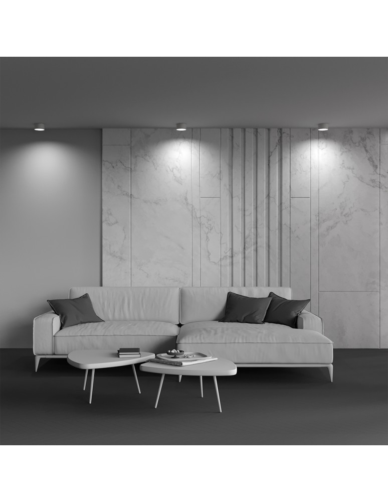 LED ceiling luminaires - Maytoni Vega LED Ceiling Lamp 12W 890lm 3000K White C089CL-12W3K-W. - product kolory-swiatla.pl 7