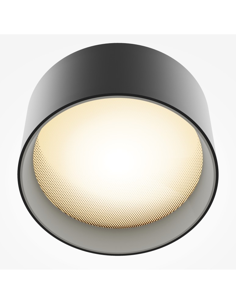 LED ceiling luminaires - Maytoni Vega LED Ceiling Lamp 15W 1020lm 3000K Black C089CL-15W3K-B. - product kolory-swiatla.pl 2