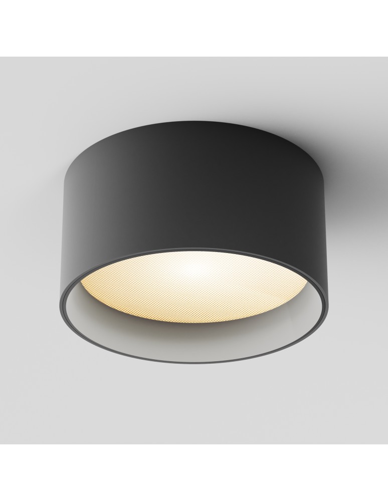 LED ceiling luminaires - Maytoni Vega LED Ceiling Lamp 15W 1020lm 3000K Black C089CL-15W3K-B. - product kolory-swiatla.pl 4