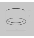 LED ceiling luminaires - Maytoni Vega LED Ceiling Lamp 15W 1020lm 3000K Black C089CL-15W3K-B. - product 6