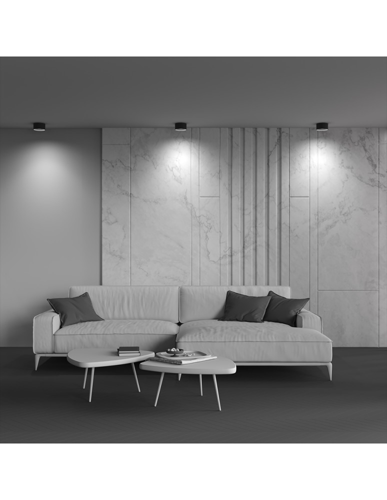 LED ceiling luminaires - Maytoni Vega LED Ceiling Lamp 15W 1020lm 3000K Black C089CL-15W3K-B. - product kolory-swiatla.pl 7