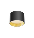 LED ceiling luminaires - Maytoni Vega LED Ceiling Lamp 8W 580lm 3000K Black, Gold Matte C089CL-8W3K-BMG - product 1