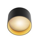 LED ceiling luminaires - Maytoni Vega LED Ceiling Lamp 8W 580lm 3000K Black, Gold Matte C089CL-8W3K-BMG - product 2