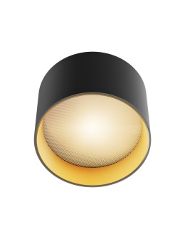 Maytoni Vega Lampa Sufitowa LED 8W 580lm 3000K Czarny, Złoty Mat C089CL-8W3K-BMG - produkt 2