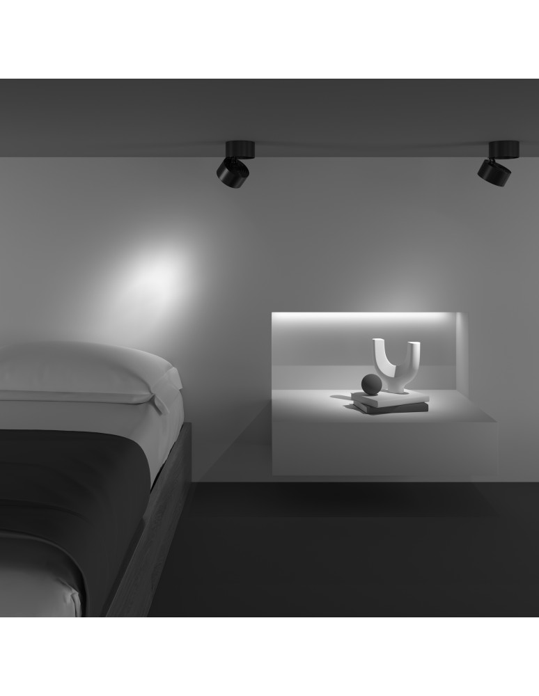Adjustable ceiling lamps - spots - Maytoni Yin LED Ceiling Lamp 15W 970lm 4000K Black C084CL-15W4K-D-B. - product kolory-swiatla.pl 6