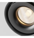 Adjustable ceiling lamps - spots - Maytoni Yin LED Ceiling Lamp 15W 700lm 3000K Black C084CL-15W3K-D-B. - product 2