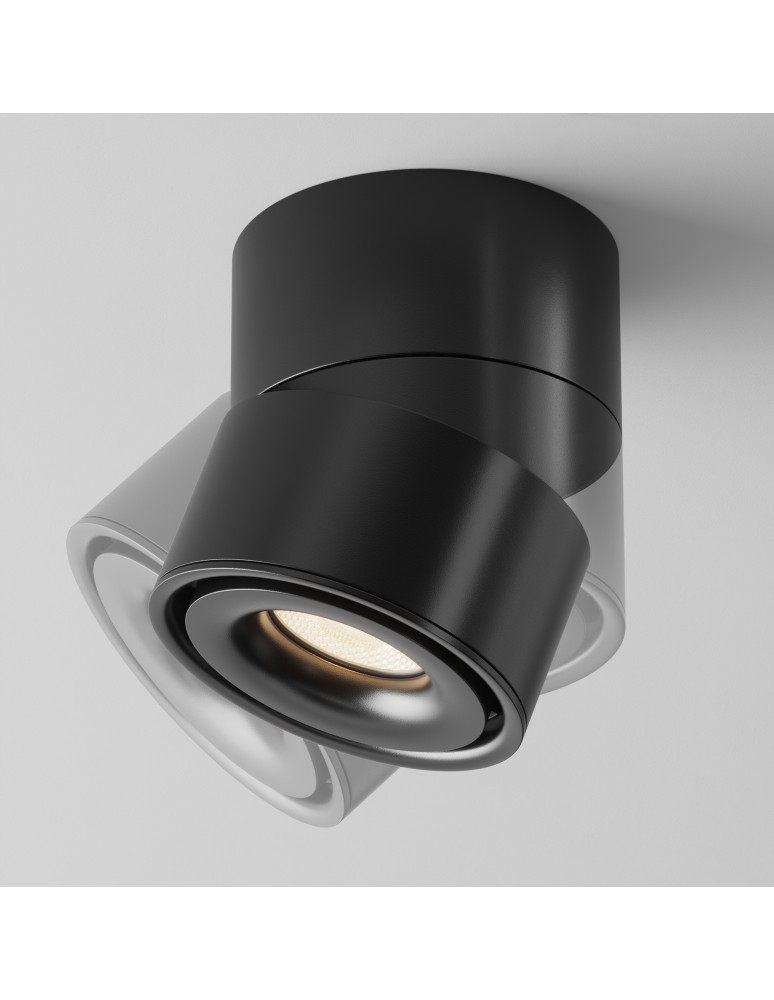 Adjustable ceiling lamps - spots - Maytoni Yin LED Ceiling Lamp 15W 700lm 3000K Black C084CL-15W3K-D-B. - product kolory-swiatla.pl 5