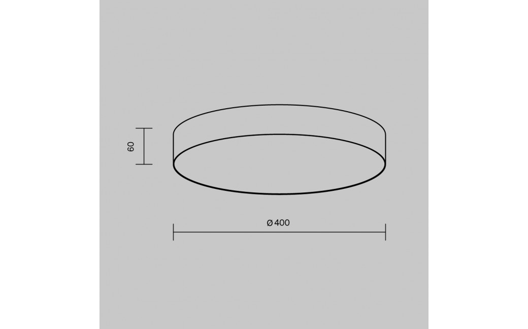 Maytoni Zon Lampa Sufitowa LED 45W 3160lm 3000K Biały C032CL-45W3K-RD-W