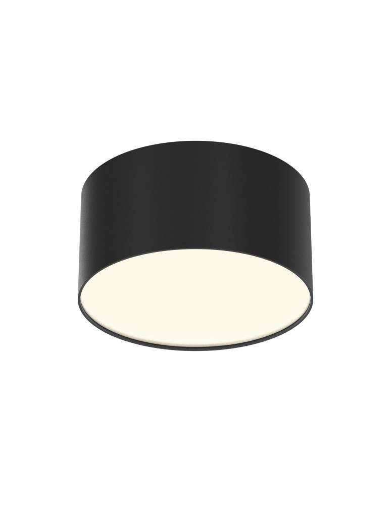 LED ceiling luminaires - Maytoni Zon LED Ceiling Lamp 12W 560lm 3000K Black C032CL-12W3K-RD-B. - product kolory-swiatla.pl 1