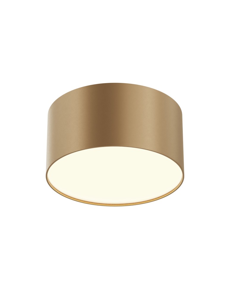 LED ceiling lamps - Maytoni Zon LED Ceiling Lamp 12W 600lm 3000K Gold Mat C032CL-12W3K-RD-MG. - product kolory-swiatla.pl 1