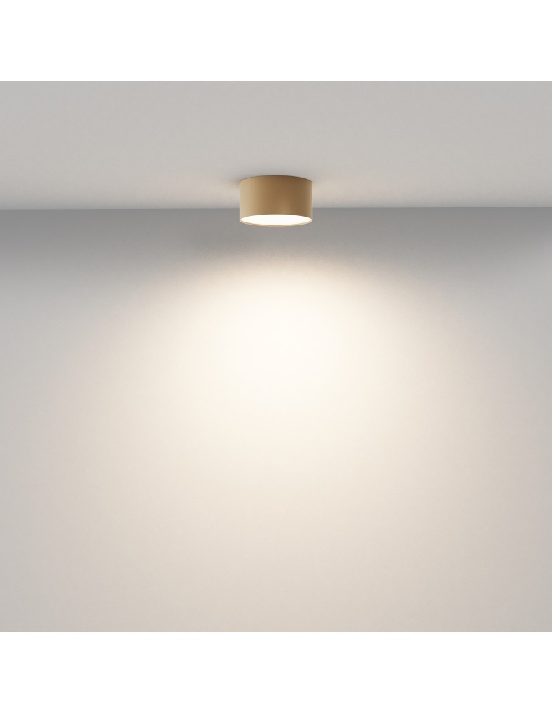 LED ceiling lamps - Maytoni Zon LED Ceiling Lamp 12W 600lm 3000K Gold Mat C032CL-12W3K-RD-MG. - product kolory-swiatla.pl 3