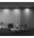 LED ceiling lamps - Maytoni Zon LED Ceiling Lamp 12W 600lm 3000K Gold Mat C032CL-12W3K-RD-MG. - product 6