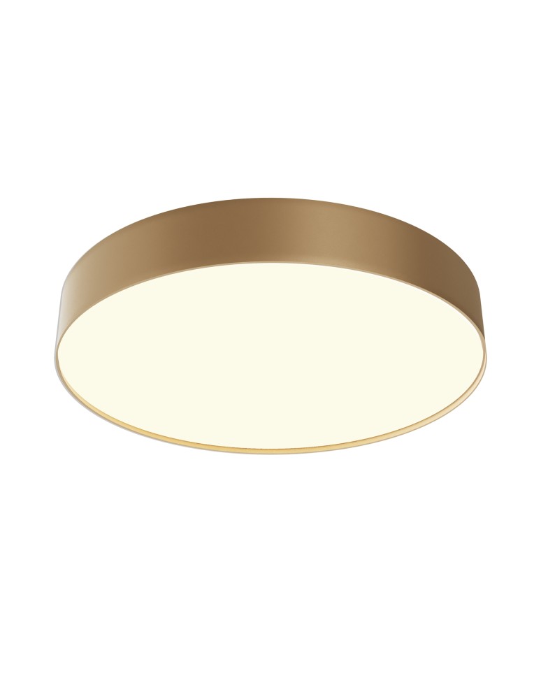 LED ceiling lamps - Maytoni Zon LED Ceiling Lamp 45W 2880lm 3000K Gold Mat C032CL-45W3K-RD-MG. - product kolory-swiatla.pl 1