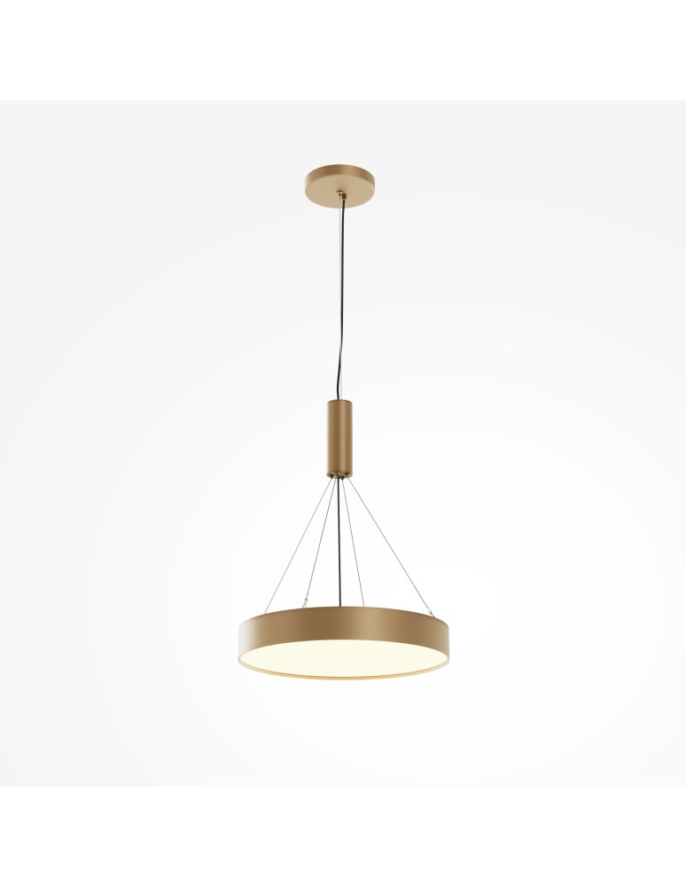 LED ceiling lamps - Maytoni Zon LED Ceiling Lamp 45W 2880lm 3000K Gold Mat C032CL-45W3K-RD-MG. - product kolory-swiatla.pl 5